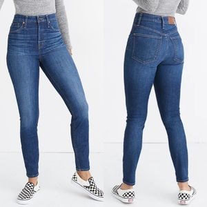 MADEWELL Curvy High-Rise Skinny Jeans